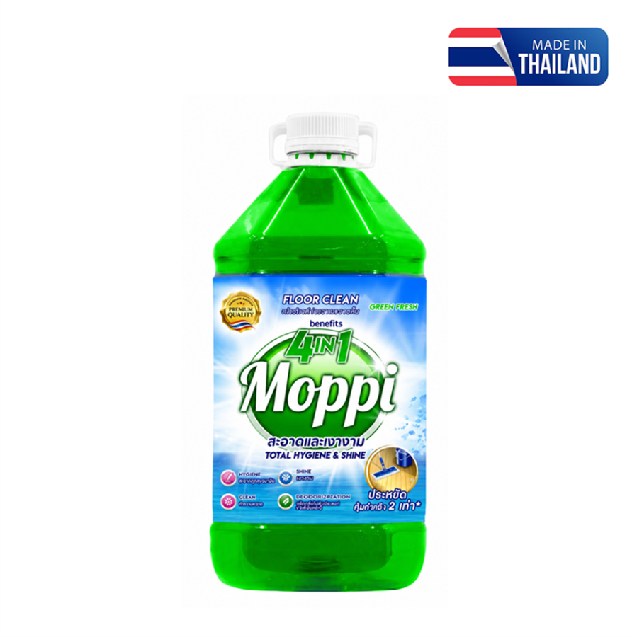 Nước lau sàn Moppi Green Fresh 5.2L