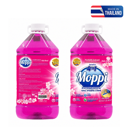 Nước lau sàn Moppi Pink Floral 5.2L