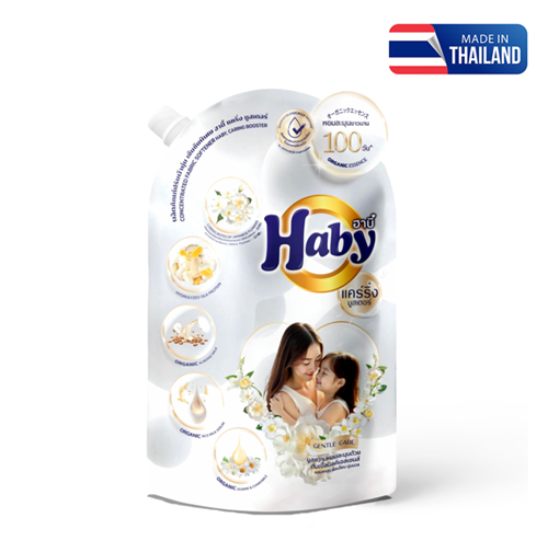 Nước xả vải Haby Caring Booster hương Gentle Care 500ml