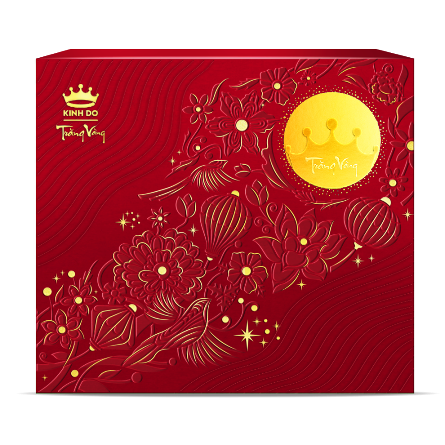 Bánh Trung Thu Kinh Đô Trăng vàng Hồng Ngọc An Nhiên 4 bánh x 160g
