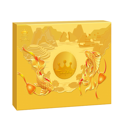 Bánh Trung Thu Kinh Đô Trăng vàng Hồng Ngọc An Phú 4 bánh x 160g