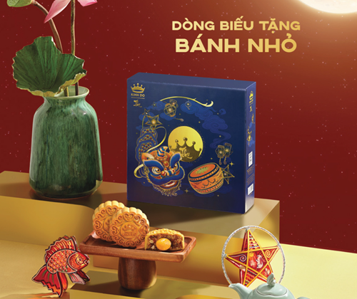 Hộp Đựng 4 Bánh Trung Thu Kinh Đô Truyền Thống Loại Nhỏ