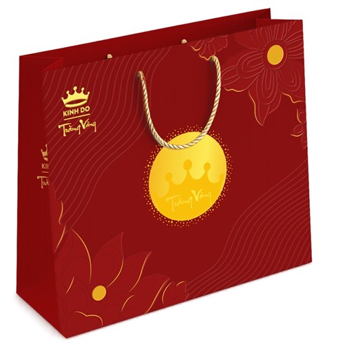 Bánh Trung Thu Kinh Đô Trăng vàng Hồng Ngọc An Nhiên 4 bánh x 160g