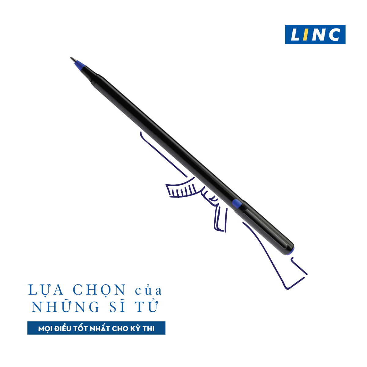 Bút bi Linc – Viết êm tay, mực đều, bền bỉ suốt học kỳ