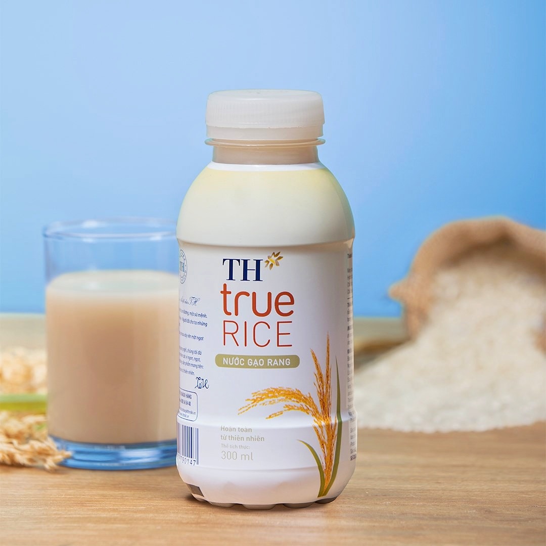 Nạp năng lượng xanh dồi dào mỗi ngày cùng sữa TH Rice gạo rang