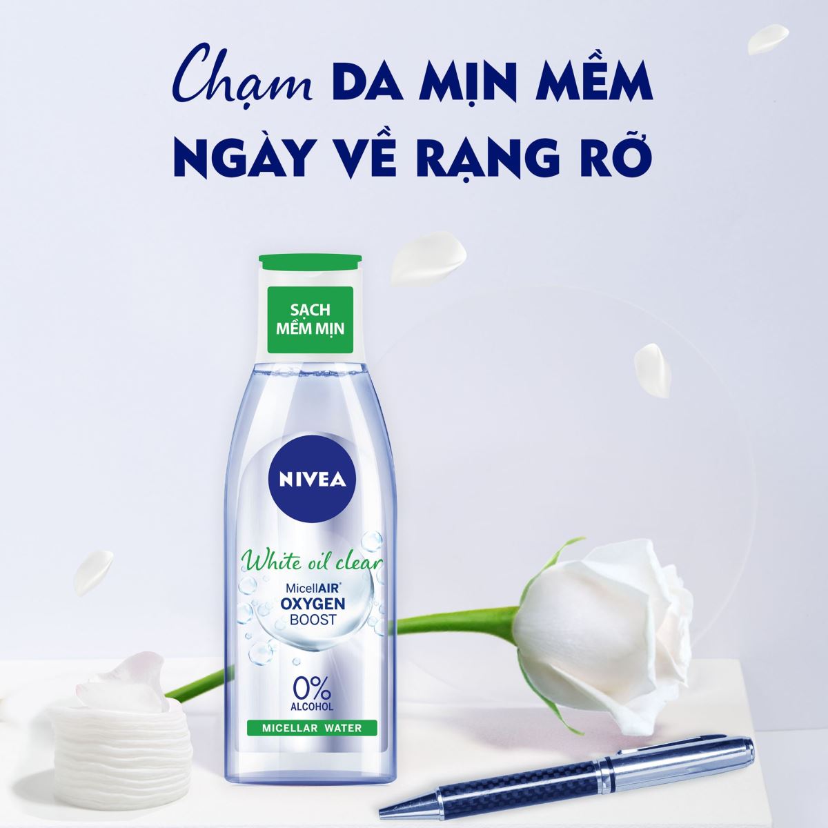 Nước tẩy trang Nivea sạch mềm mịn sáng da