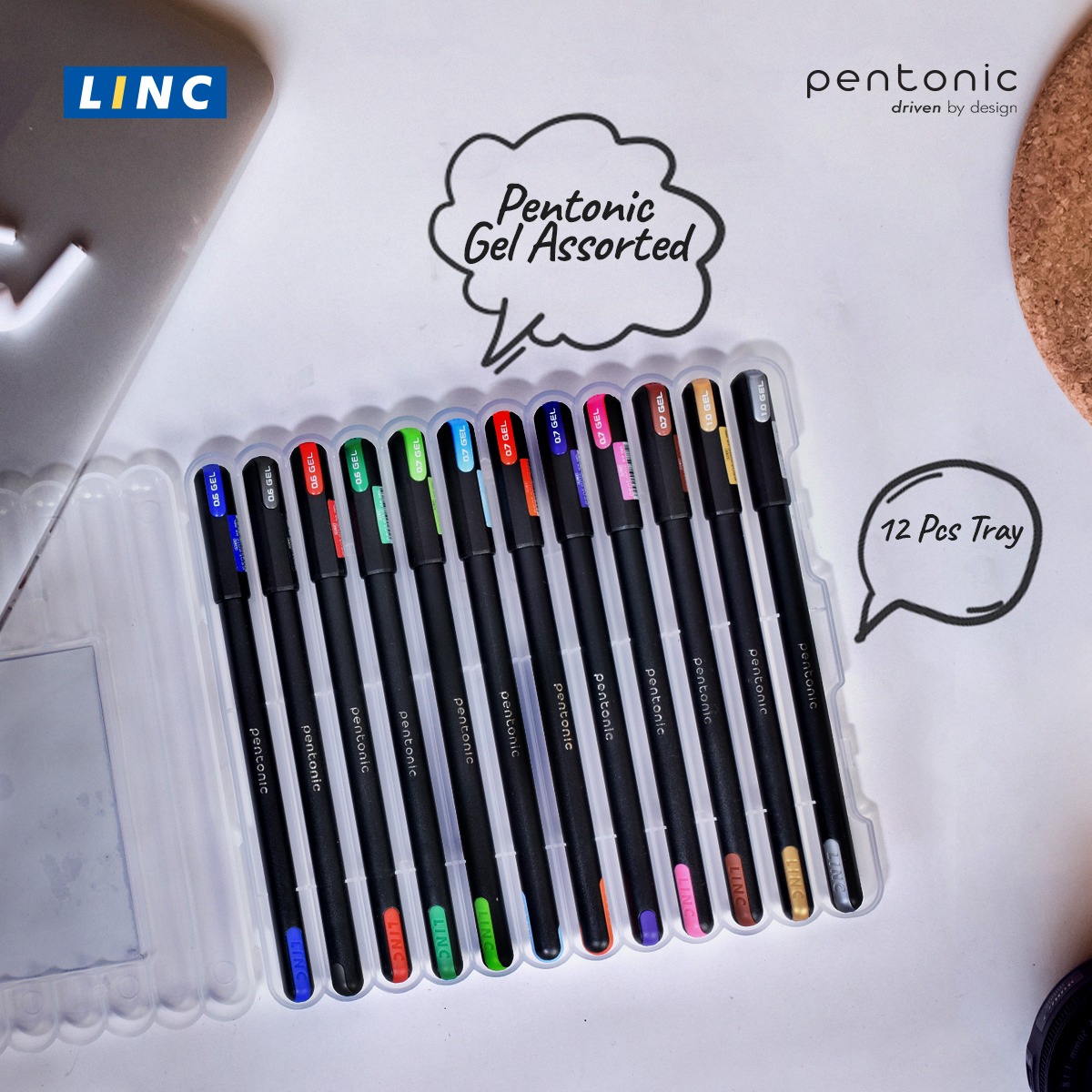 Đánh dấu mỗi dấu ấn quan trọng với bút bi màu Linc