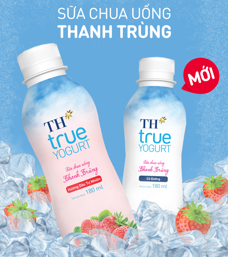 Khám phá hương vị sữa chua uống TH True Yogurt