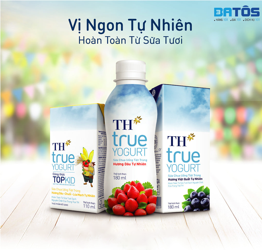  Batos - Chuyên phân phối thùng sữa TH True Milk các loại giá sỉ