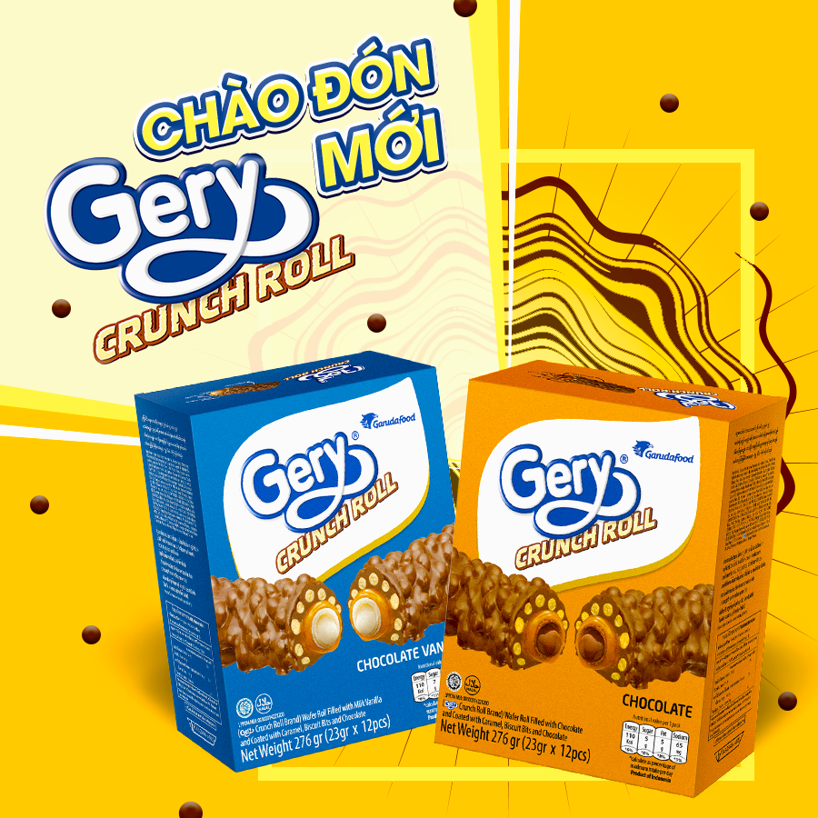 Tại sao Bánh cuộn Socola Gery là món ăn vặt ưa thích của giới trẻ?