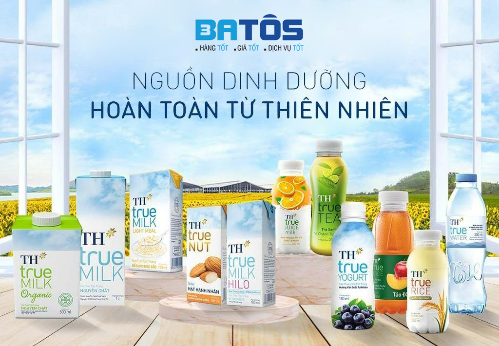  Batos - Chuyên phân phối thùng sữa TH True Milk các loại giá sỉ