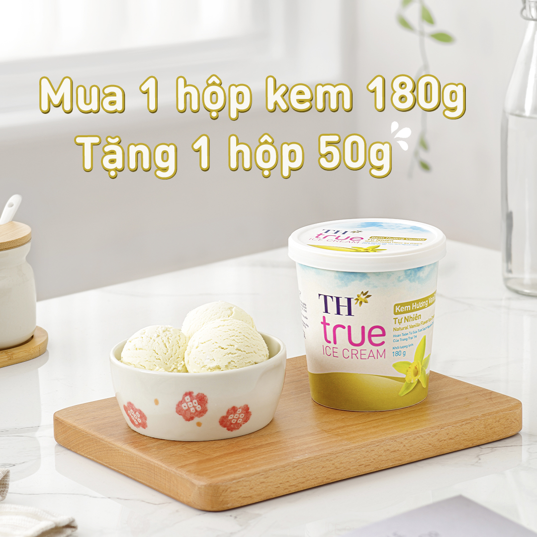 Giải nhiệt mùa hè với kem TH True Ice Cream