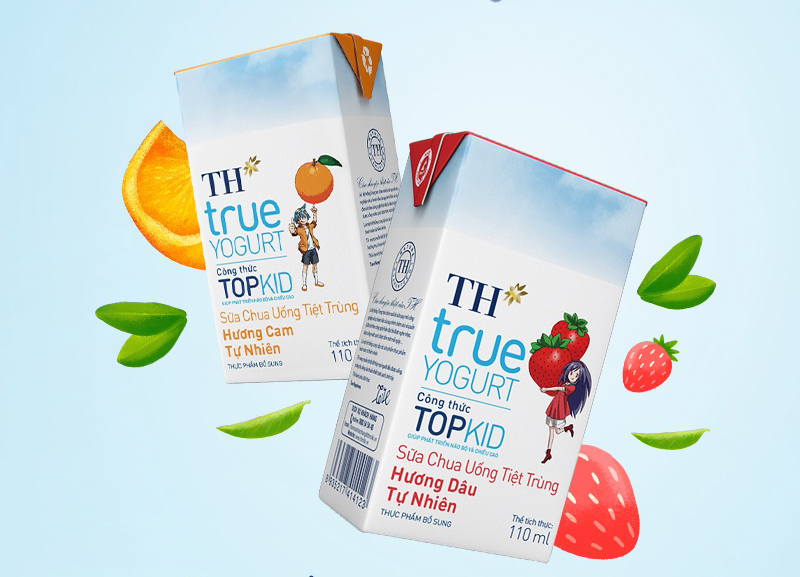 Khám phá hương vị sữa chua uống TH True Yogurt