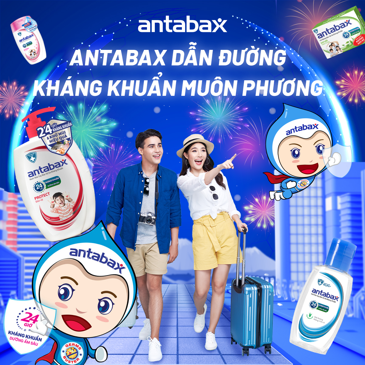 Bảo vệ sức khỏe gia đình với nước rửa tay Antabax