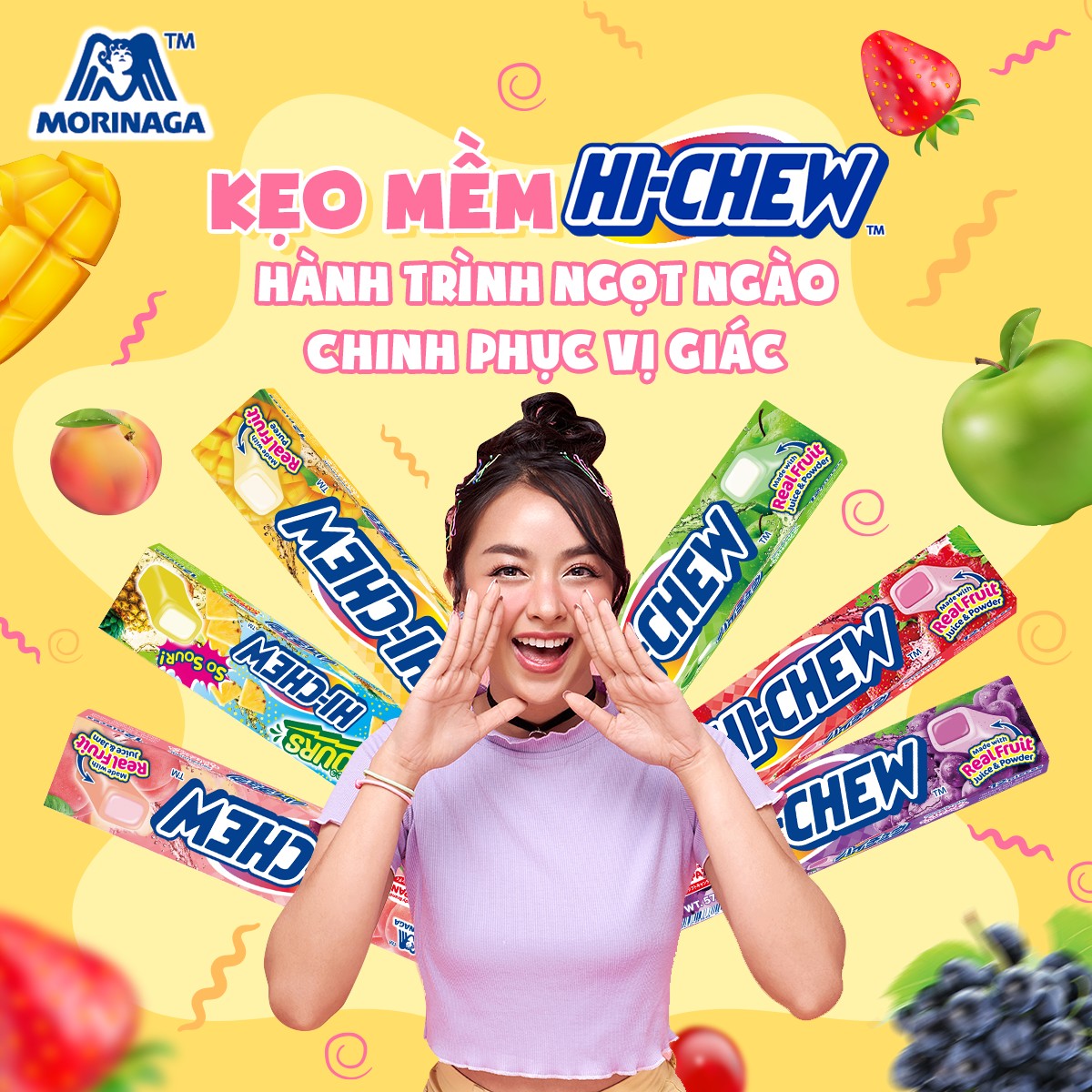 Tổng hợp những loại kẹo mềm Morinaga Hi-Chew ngọt ngào như những giấc mơ
