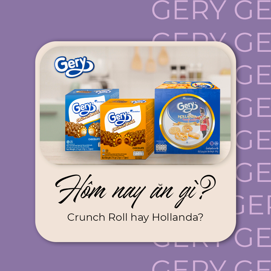 Tại sao Bánh cuộn Socola Gery là món ăn vặt ưa thích của giới trẻ?