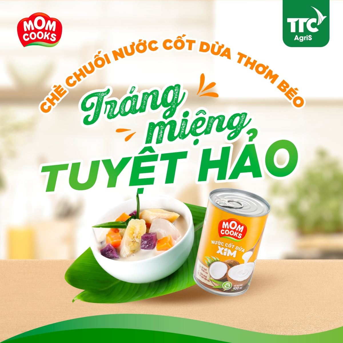 Cách sử dụng nước cốt dừa Xim - Mom Cooks cho món ăn đậm đà hương vị