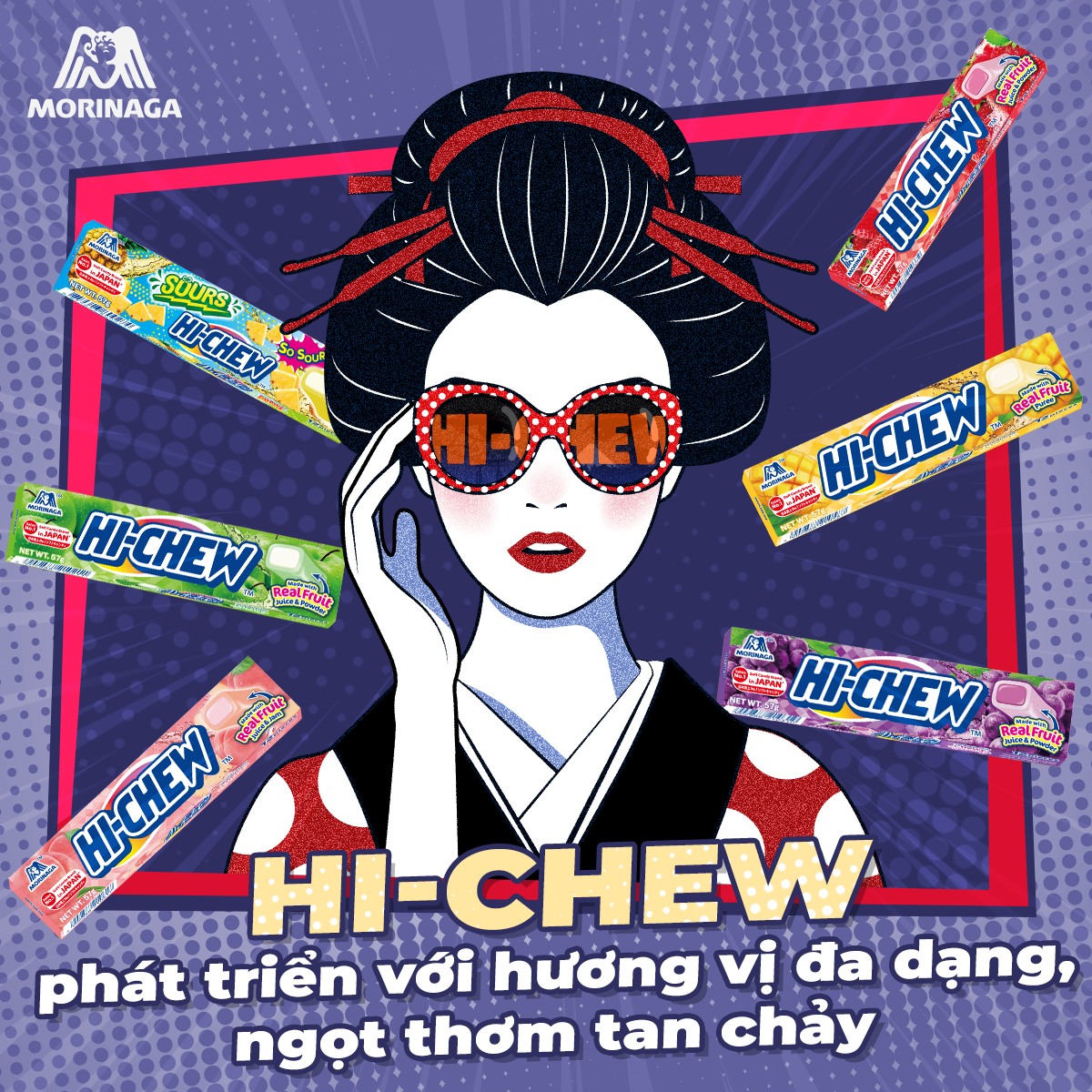 Tổng hợp những loại kẹo mềm Morinaga Hi-Chew ngọt ngào như những giấc mơ
