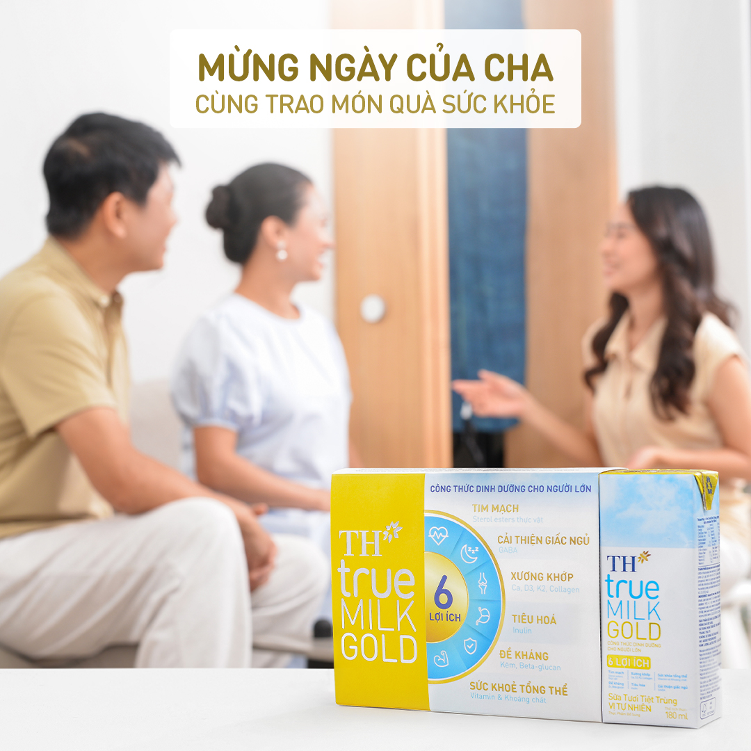 Sữa tươi TH True MILK GOLD - Bí quyết cho trái tim khỏe mạnh