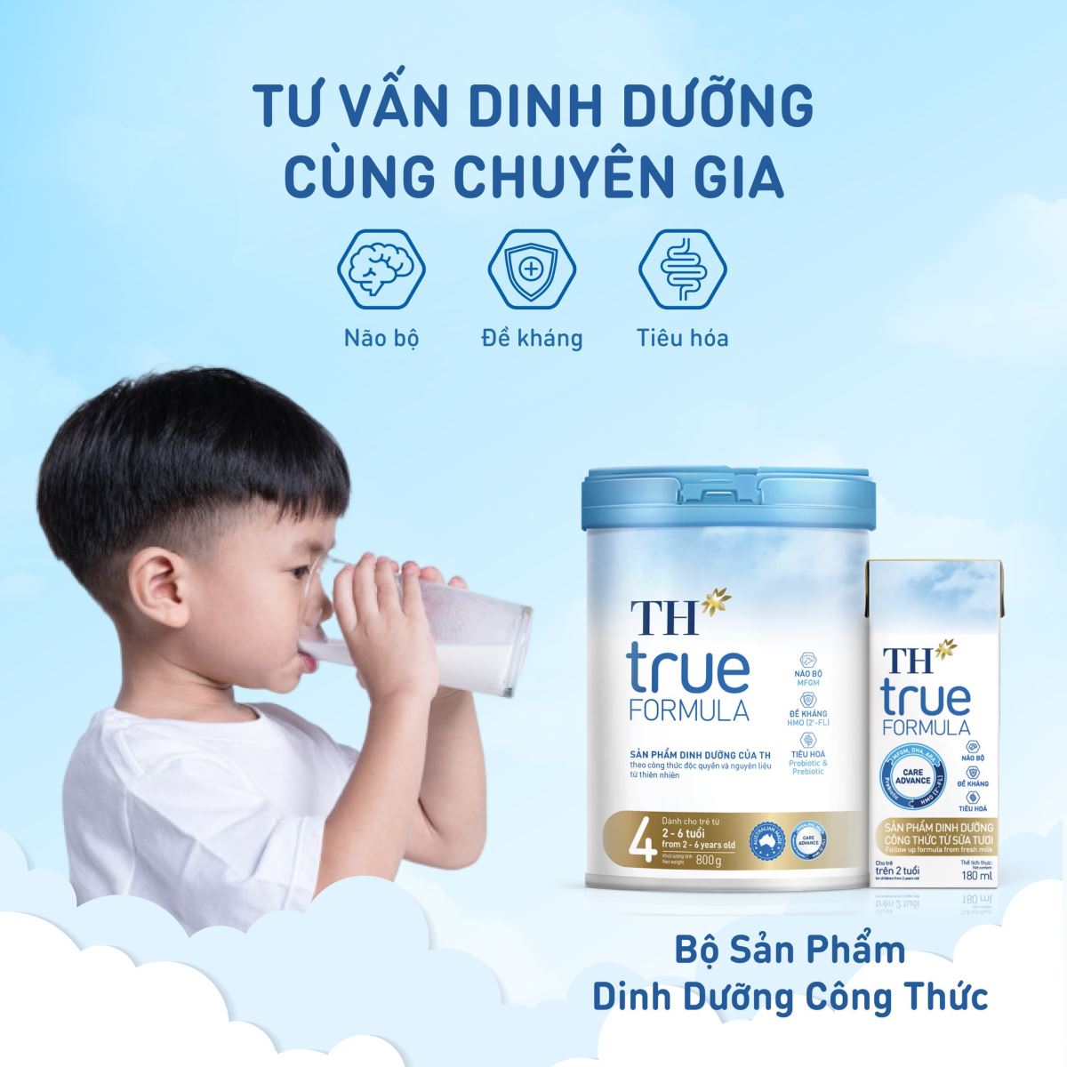 TH true Formula - Hỗ trợ tăng cường đề kháng cho bé