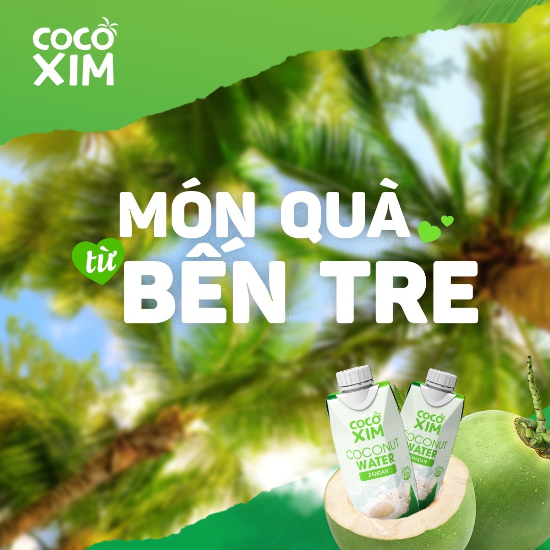 Nước dừa Cocoxim - Cảm nhận vị ngọt đích thực từ trái dừa tươi Bến Tre!