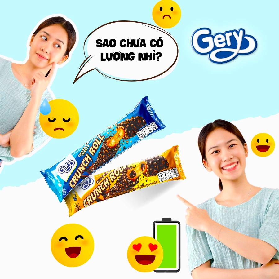 Tại sao Bánh cuộn Socola Gery là món ăn vặt ưa thích của giới trẻ?