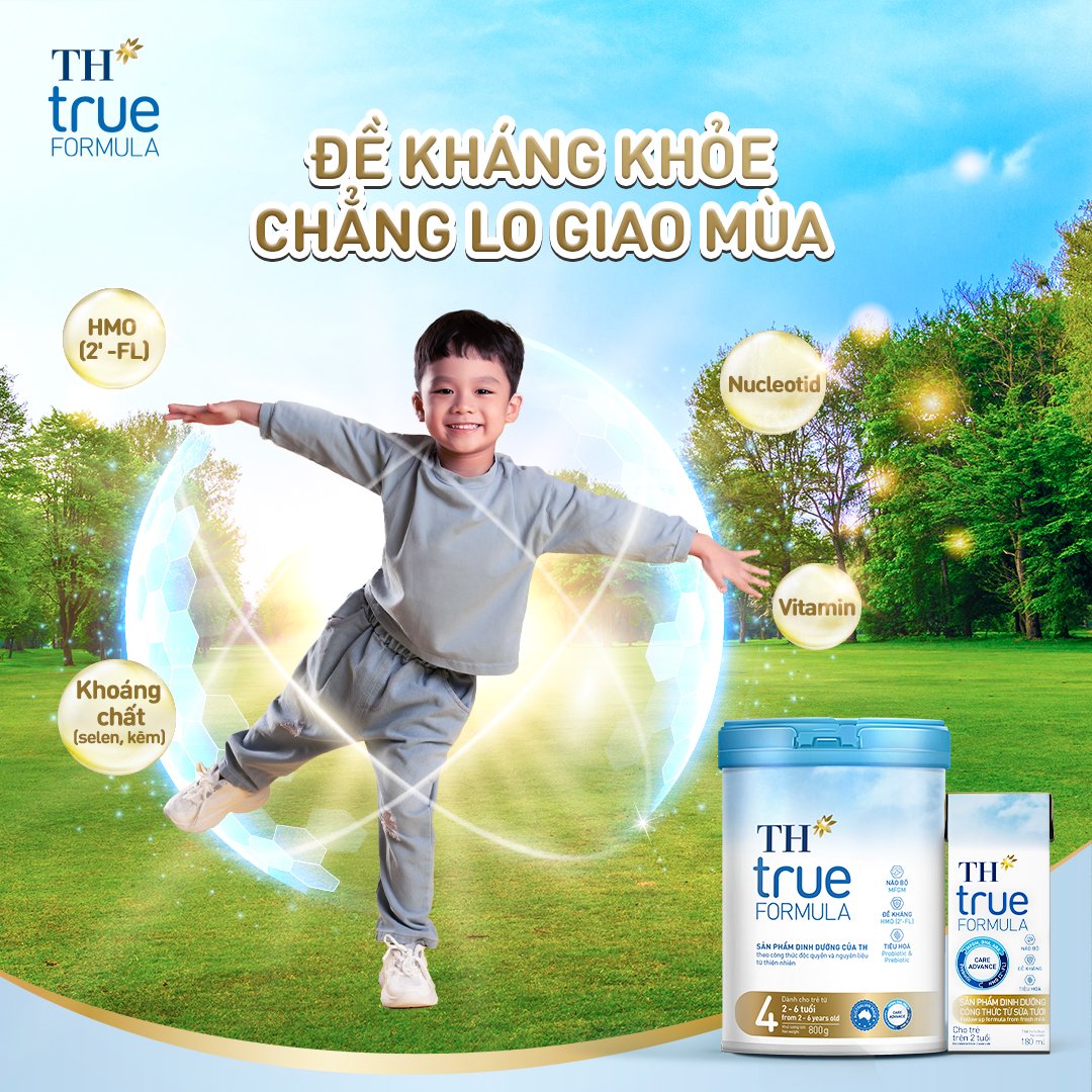 TH true Formula - Hỗ trợ tăng cường đề kháng cho bé
