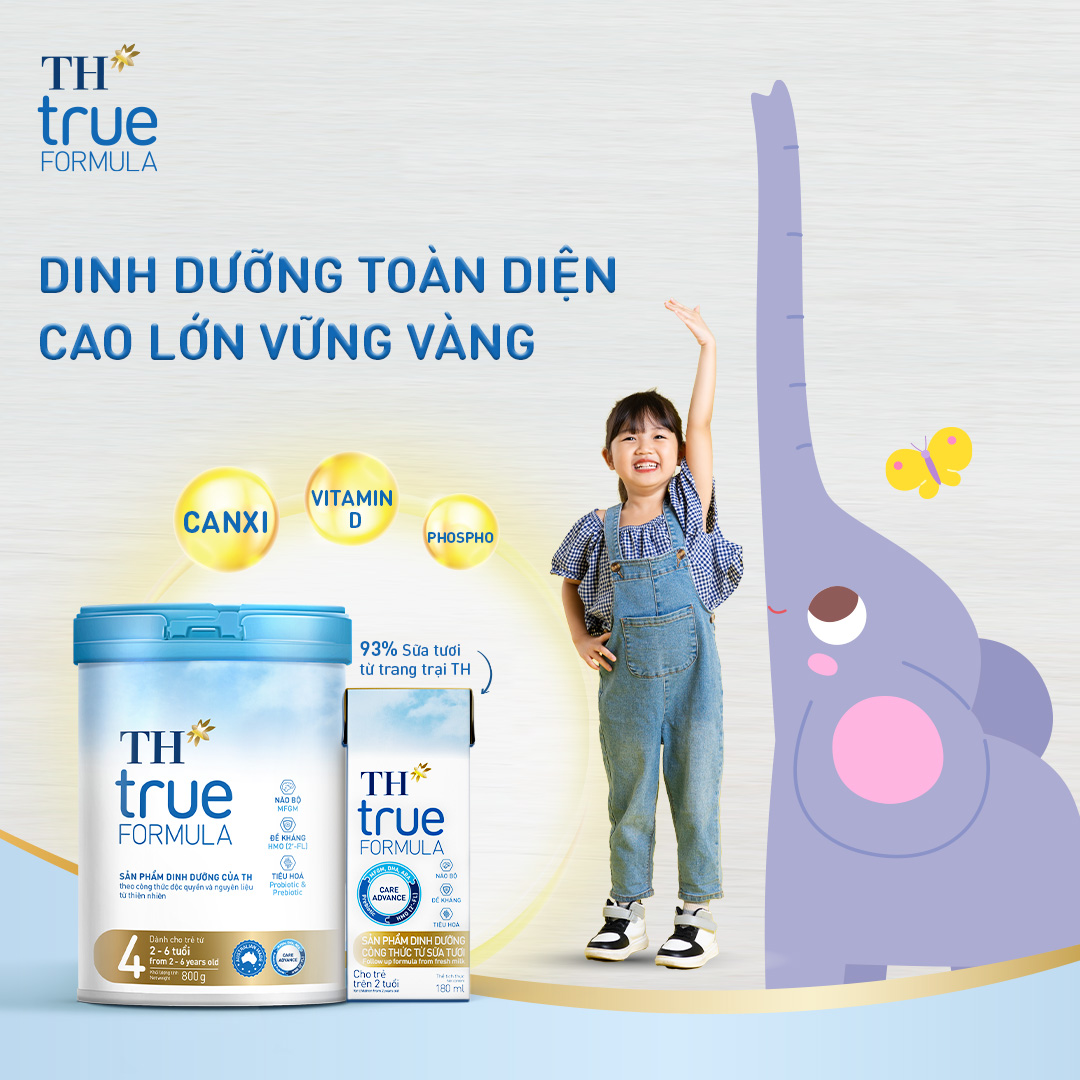 TH true Formula - Hỗ trợ tăng cường đề kháng cho bé