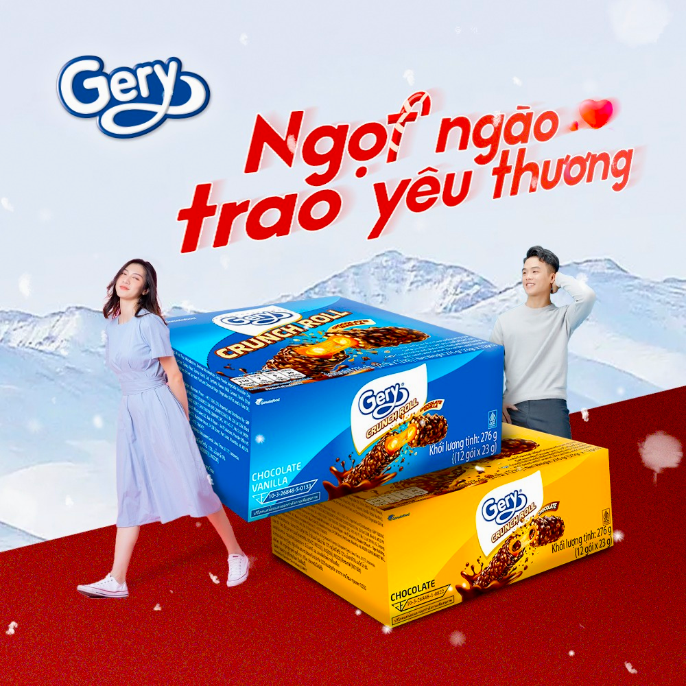 Tại sao Bánh cuộn Socola Gery là món ăn vặt ưa thích của giới trẻ?
