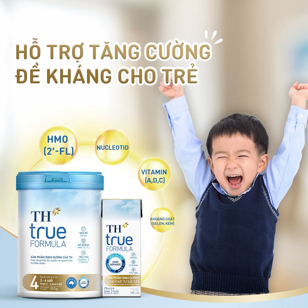 TH true Formula - Hỗ trợ tăng cường đề kháng cho bé