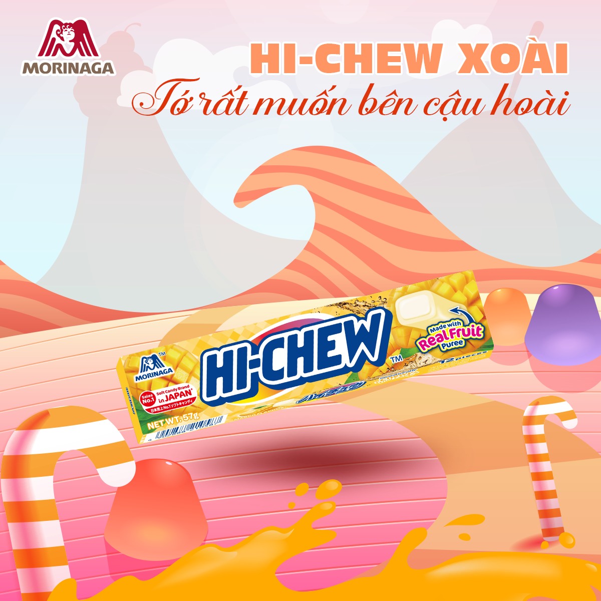Tổng hợp những loại kẹo mềm Morinaga Hi-Chew ngọt ngào như những giấc mơ