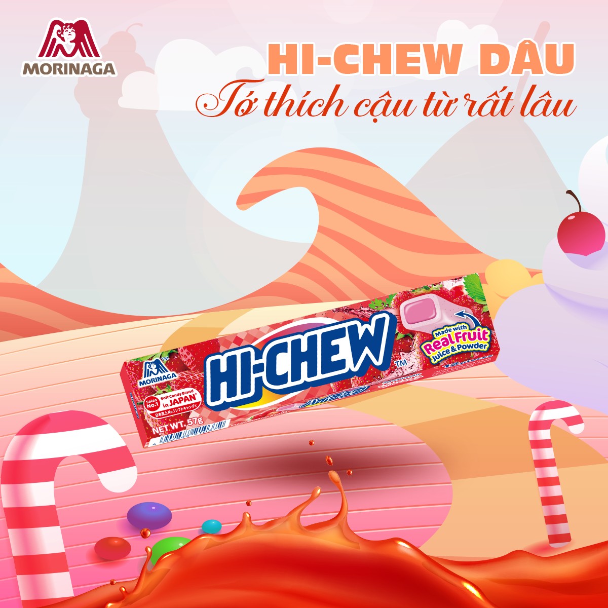 Tổng hợp những loại kẹo mềm Morinaga Hi-Chew ngọt ngào như những giấc mơ
