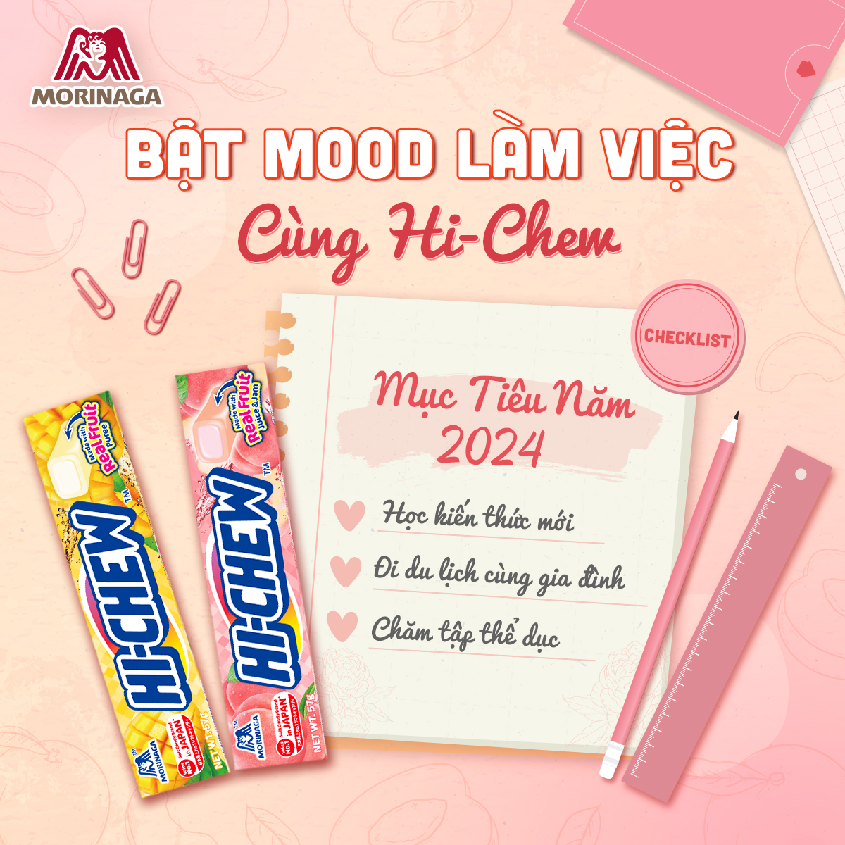 Tổng hợp những loại kẹo mềm Morinaga Hi-Chew ngọt ngào như những giấc mơ