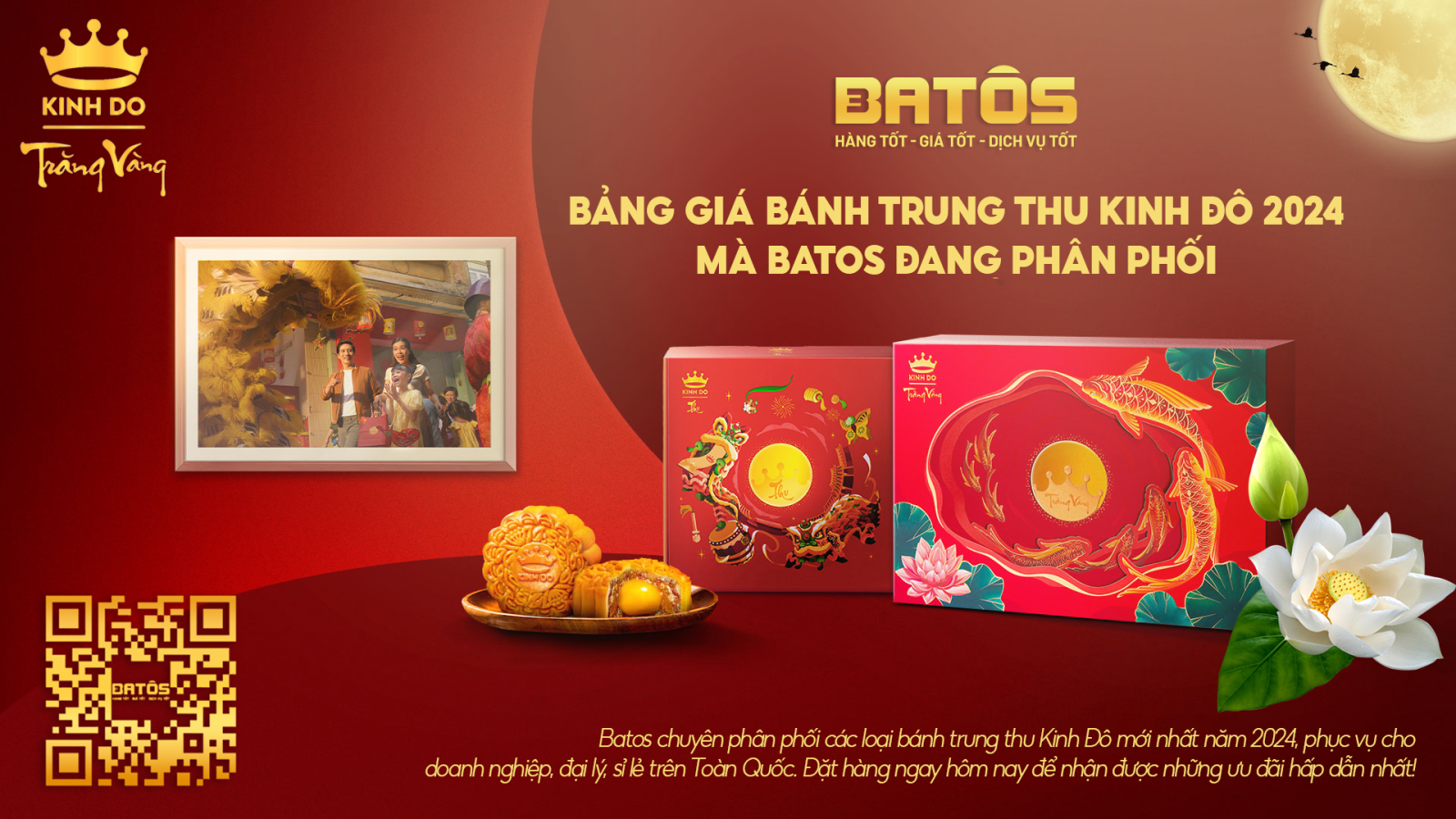 Đặt hàng bánh trung thu Kinh Đô số lượng lớn cho doanh nghiệp!