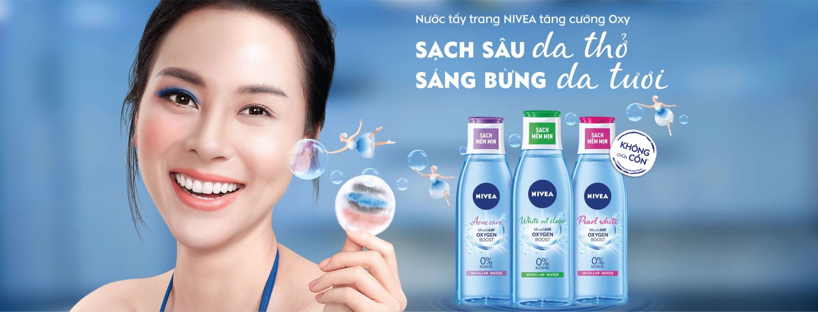 Nước tẩy trang Nivea sạch mềm mịn sáng da