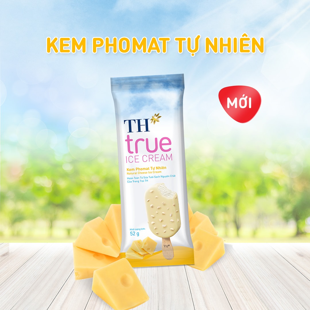 Giải nhiệt mùa hè với kem TH True Ice Cream