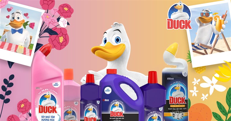 Nước tẩy bồn cầu, nhà tắm Duck – Đánh bay vết bẩn, khử mùi nhanh chóng