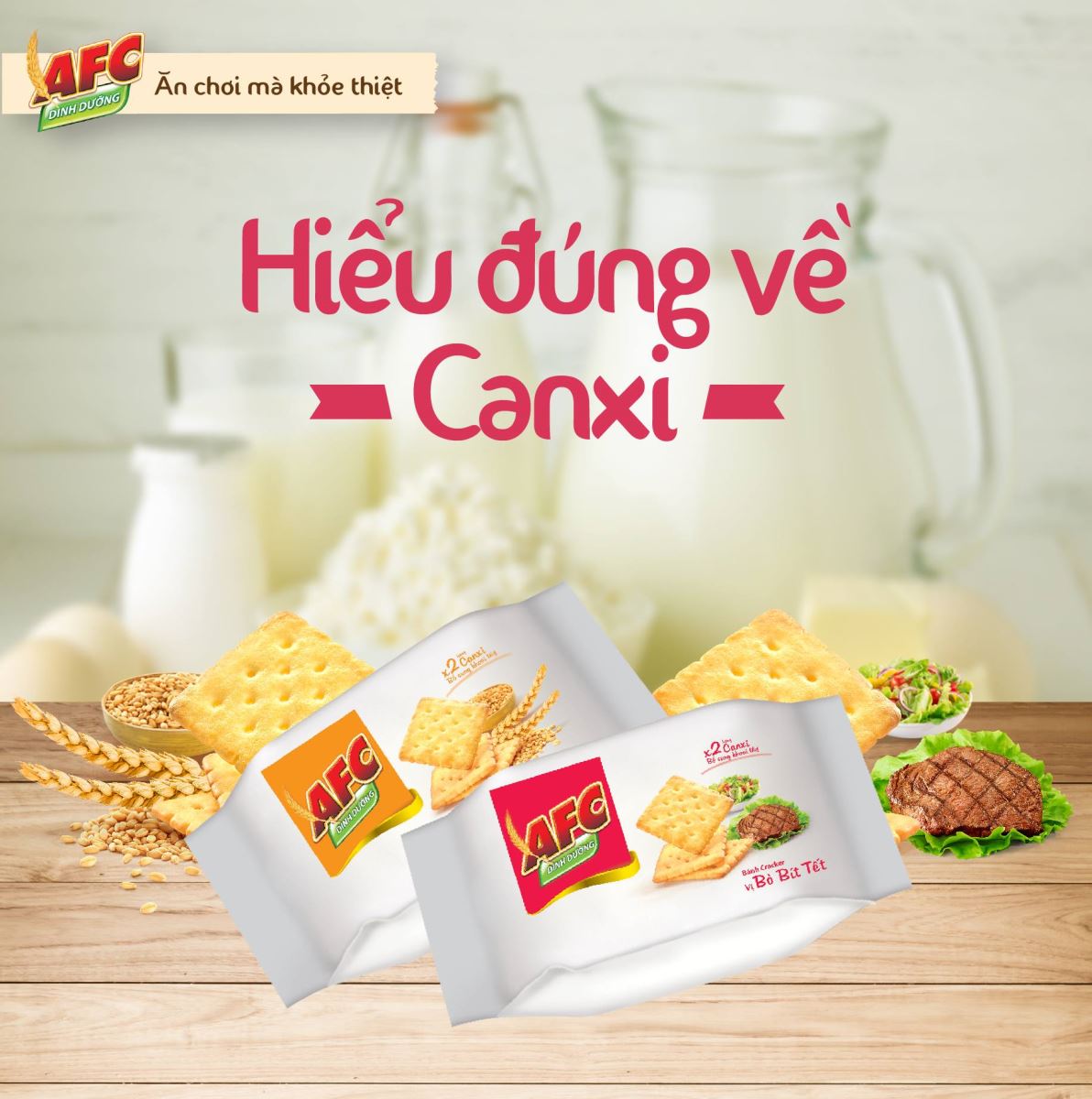 Bánh AFC – Ăn sáng tiện lợi cho người sống nhanh, sống khỏe