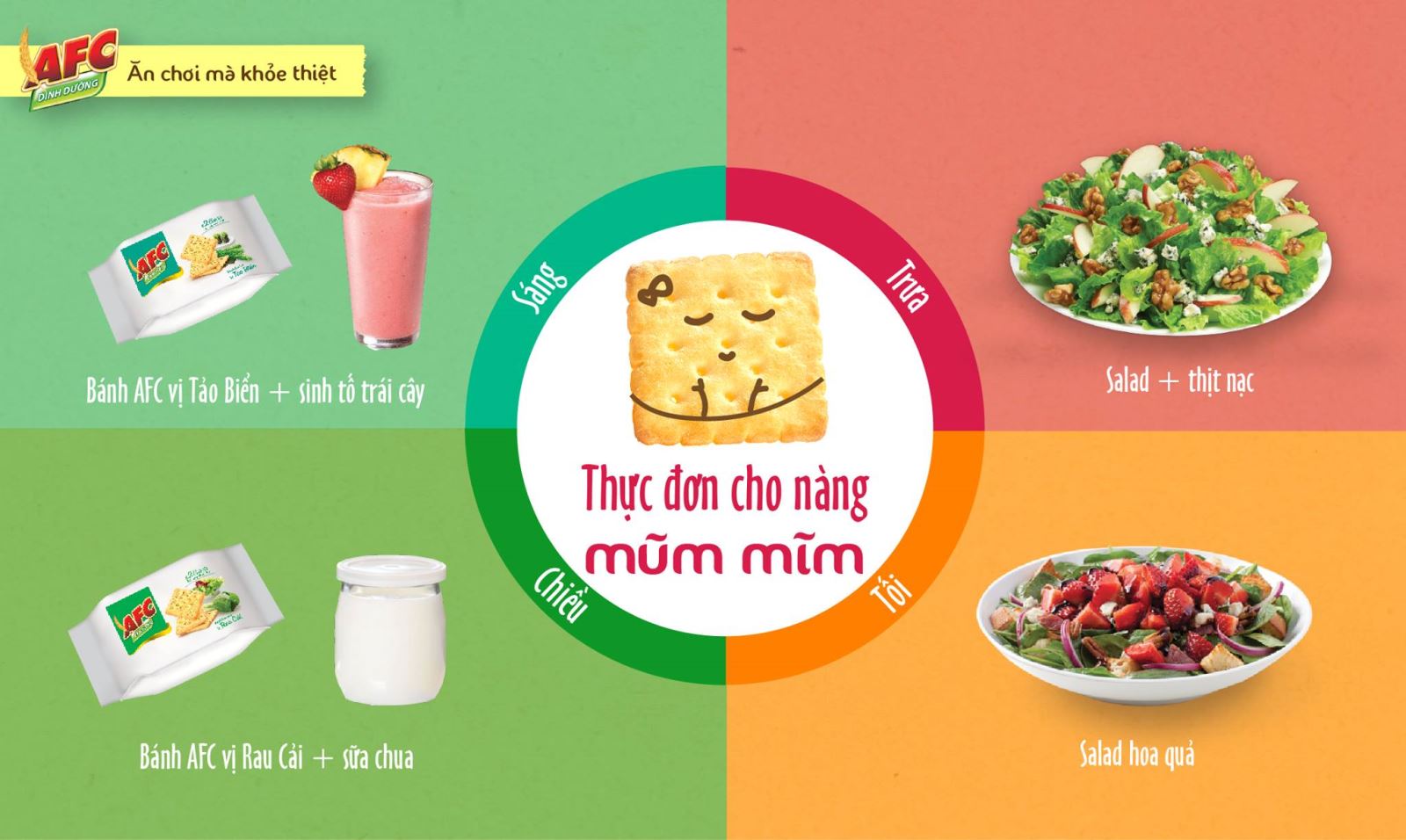 Bánh AFC giàu dinh dưỡng - Món ăn vặt không thể thiếu dịp xuân