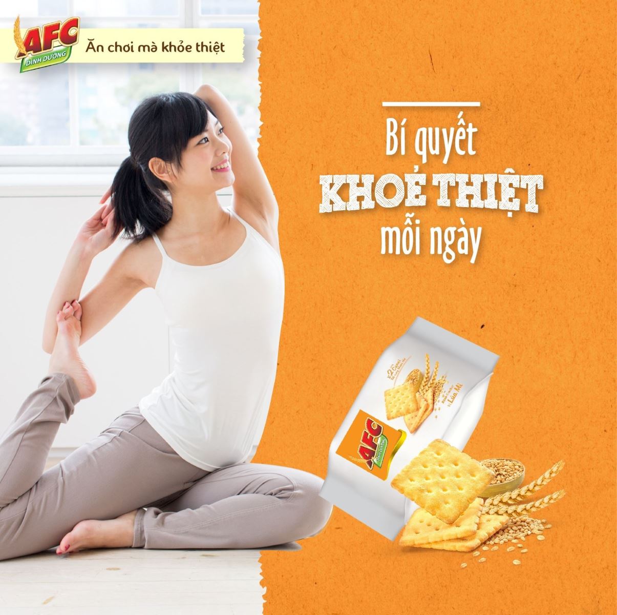 Bánh AFC – Ăn sáng tiện lợi cho người sống nhanh, sống khỏe