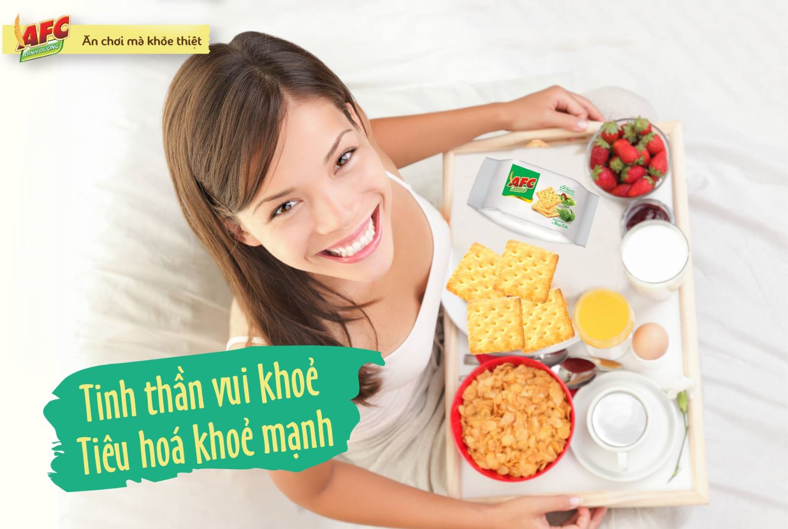 Bánh AFC – Ăn sáng tiện lợi cho người sống nhanh, sống khỏe