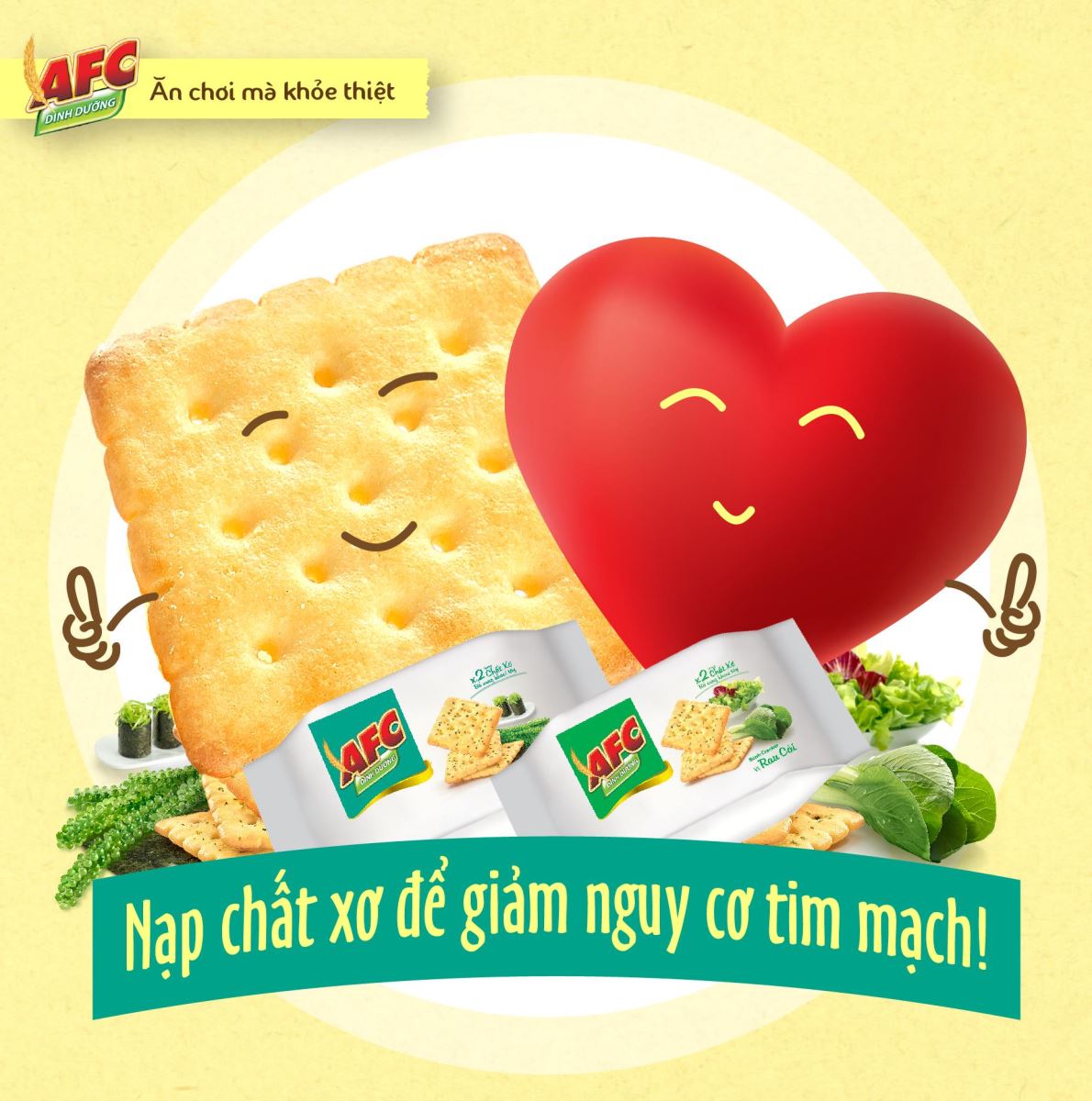 Bánh AFC có giảm cân không? Sự thật về “ăn vặt lành mạnh”