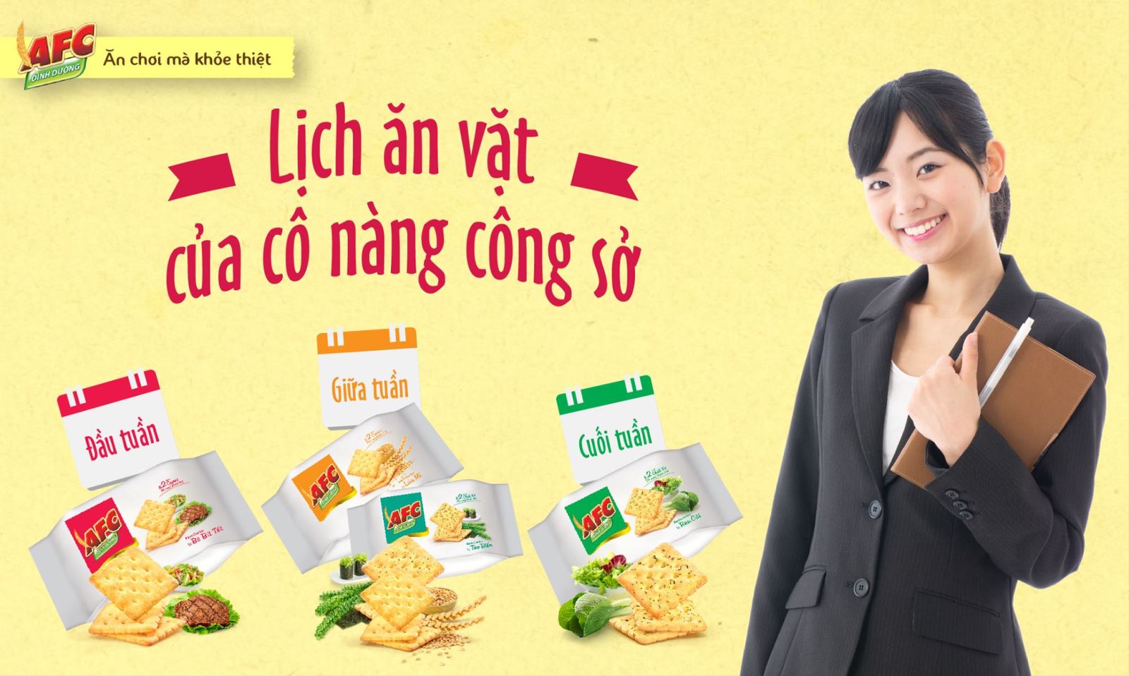 Bánh AFC giàu dinh dưỡng - Món ăn vặt không thể thiếu dịp xuân