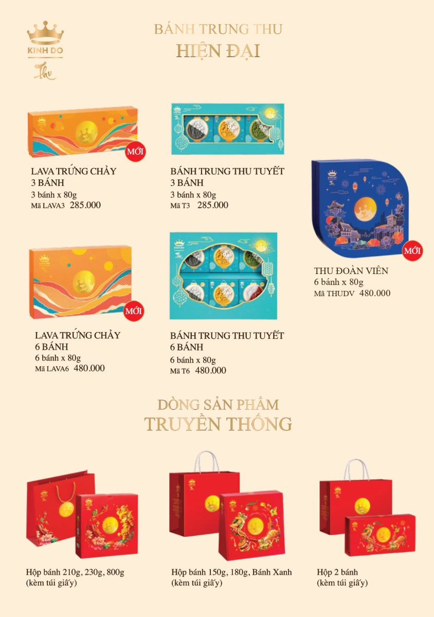 Bánh trung thu Kinh Đô – Món quà đong đầy yêu thương cho người thân yêu