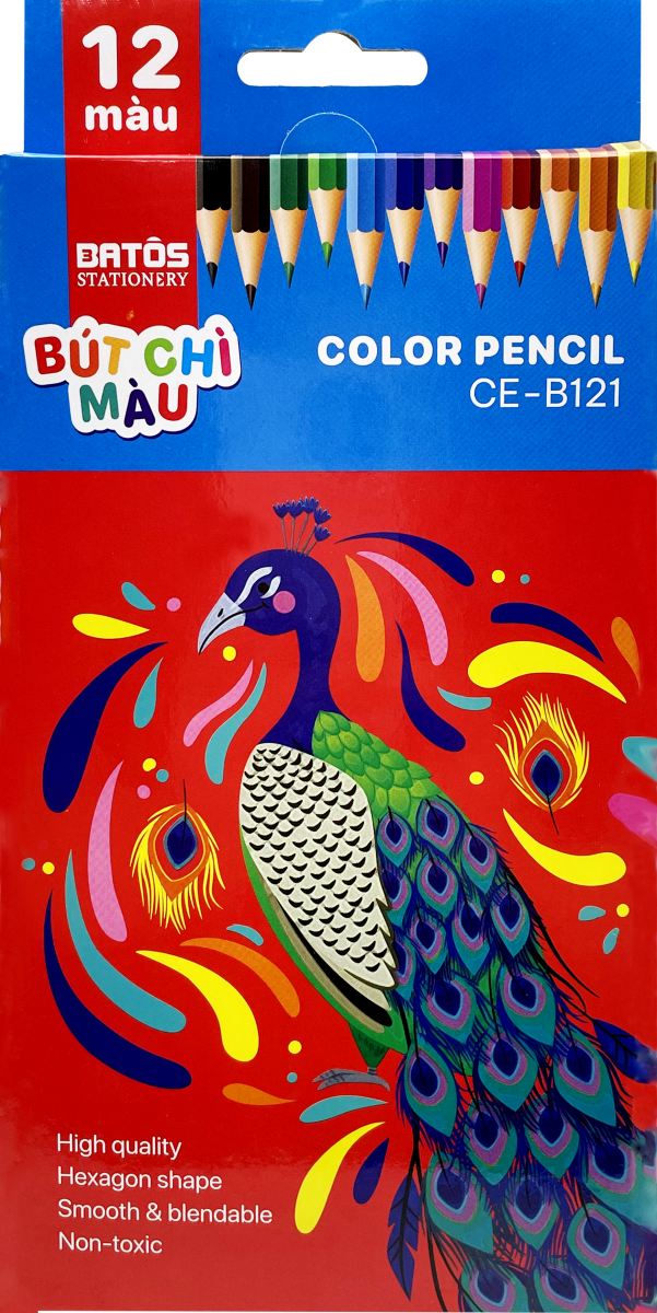 Khám phá thế giới màu sắc với bút chì màu Batos Stationery