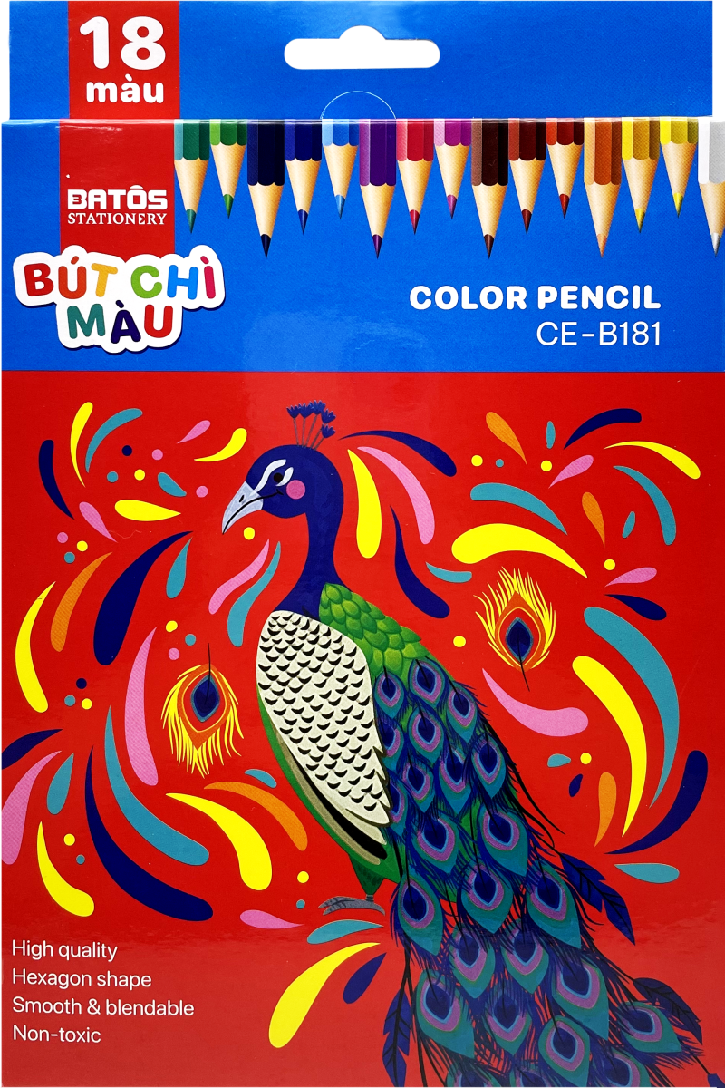 Khám phá thế giới màu sắc với bút chì màu Batos Stationery