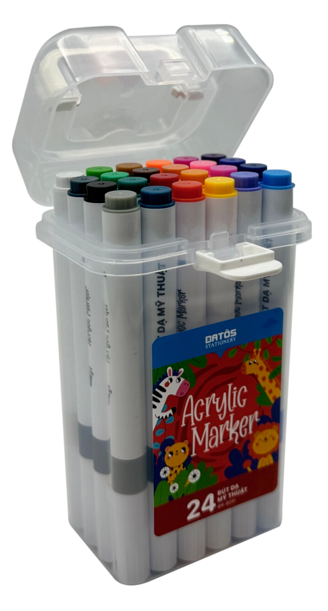 Khám phá sáng tạo vô tận với bút dạ mỹ thuật Batos Acrylic Marker