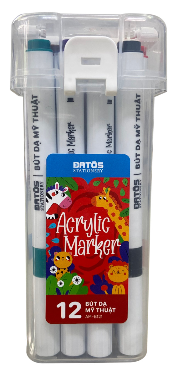 Khám phá sáng tạo vô tận với bút dạ mỹ thuật Batos Acrylic Marker
