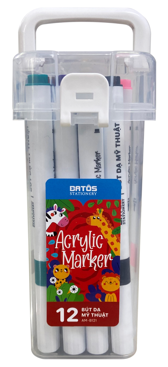 Khám phá sáng tạo vô tận với bút dạ mỹ thuật Batos Acrylic Marker