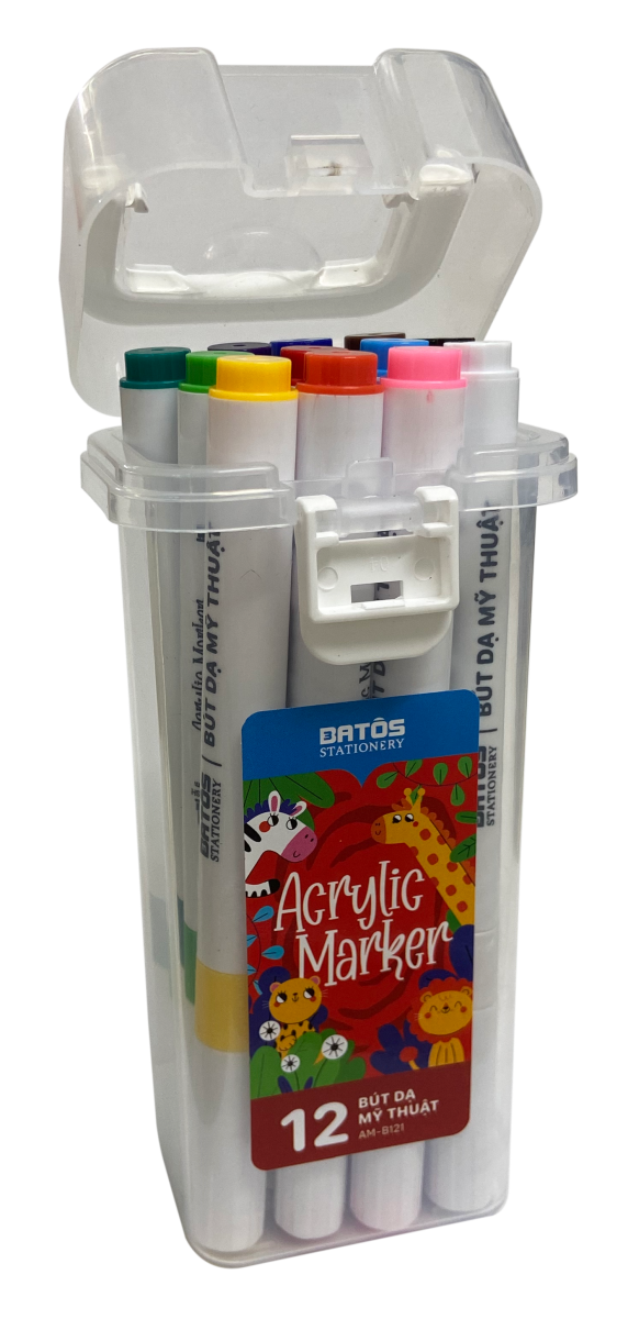 Khám phá sáng tạo vô tận với bút dạ mỹ thuật Batos Acrylic Marker